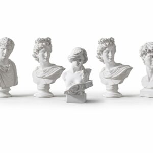 antik 5 li heykel büst ham obje no4