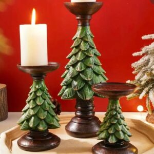 çam ağacı 3lü set boyanabilir obje