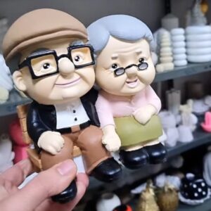 yaşlı çift boyanabilir obje no7